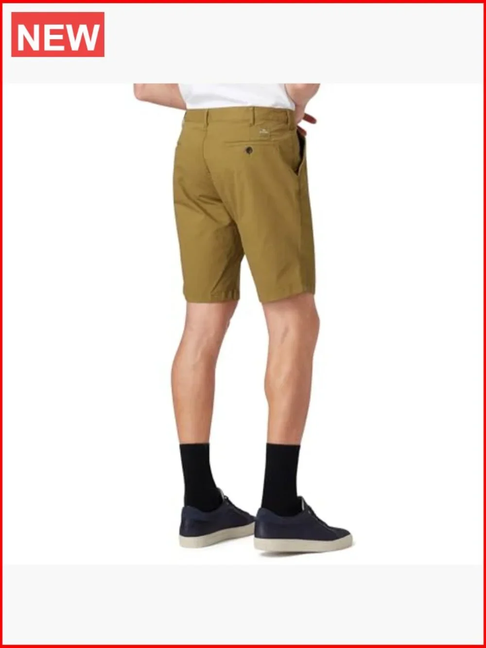 Men's Pima Stretch-Cotton Garment-Dyed Shorts - Picture 2 of 3